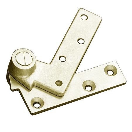 DORMA 3/4 Offset Hung Full Mortise Standard Top Pivot, 606 Satin Brass 75120-606